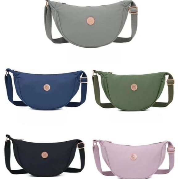 Small Crossbody Bag for Women Men Trendy Waterproof Nylon with Adjustable Strap - Picture 7 of 8